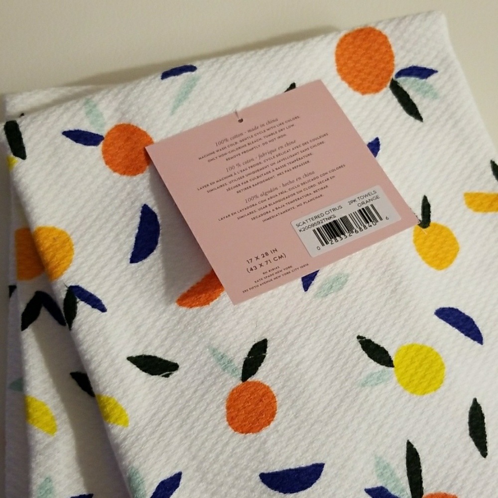 Kate spade set of 2 kitchen towels - Picture 3 of 3